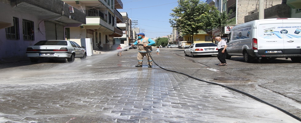 HALİLİYE’DE CADDE VE SOKAKLAR PIRIL PIRIL