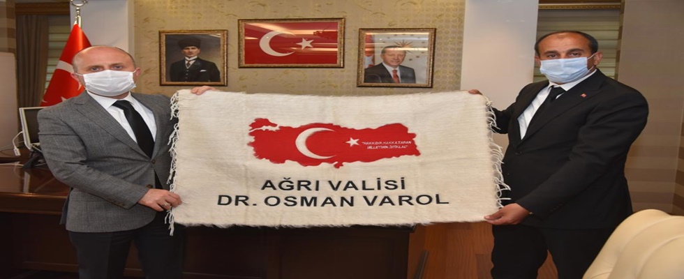 Başkan Samancı `dan Ağrı Valisi Osman Varol `a Ziyaret