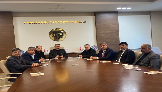 Şanlıurfa Ticaret Borsası Başkanı Mehmet Kaya Başkanlığında ziraat komisyon toplantısı yapıldı