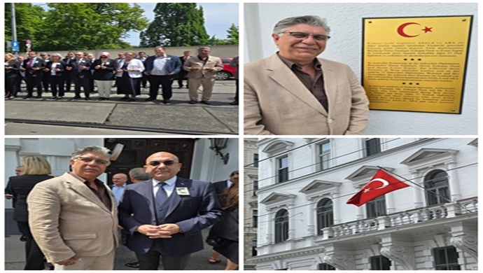 Viyana Büyükelçiliğimiz Çalışma Müşaviri Vekili Şehit Erdoğan Özen için anma töreni yapıldı