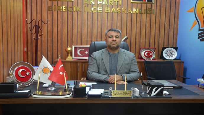 AK PARTİ BİRECİK İLÇE BAŞKANI EROL ERGİN AÇILAN `DAN RAMAZAN BAYRAMI MESAJI