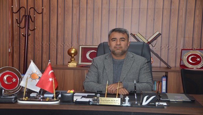 AK PARTİ BİRECİK İLÇE BAŞKANI EROL ERGİN AÇILAN `DAN 10 NİSAN POLİS HAFTASI MESAJI