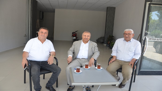 AK PARTİ ŞANLIURFA MİLLETVEKİLİ AV. M. FARUK PINARBAŞI`DAN İŞ İNSANI MÜSLÜM BAYRAKTAR`A ZİYARET