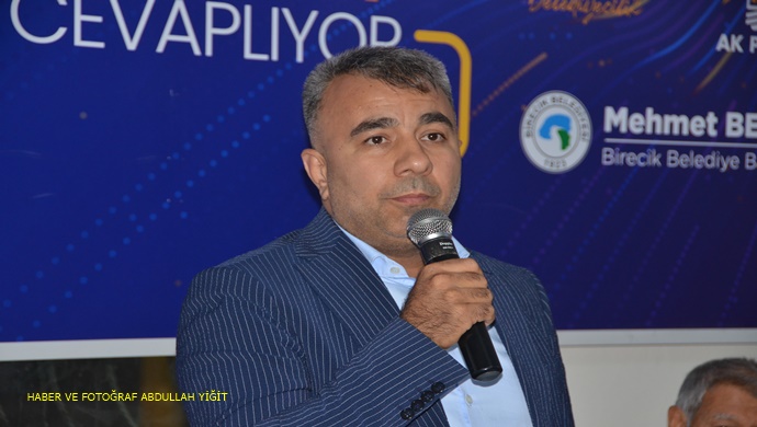 AK PARTİ BİRECİK İLÇE BAŞKANI EROL ERGİN AÇILAN `DAN 30 AĞUSTOS ZAFER BAYRAMI MESAJI