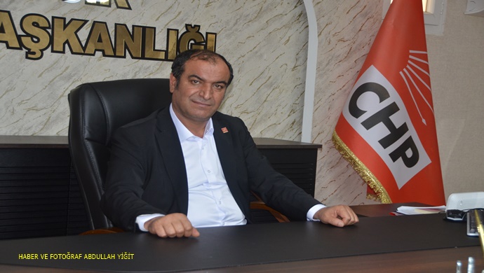 CHP BİRECİK İLÇE BAŞKANI HASAN KURT `TAN 29 EKİM CUMHURİYET BAYRAMI MESAJI