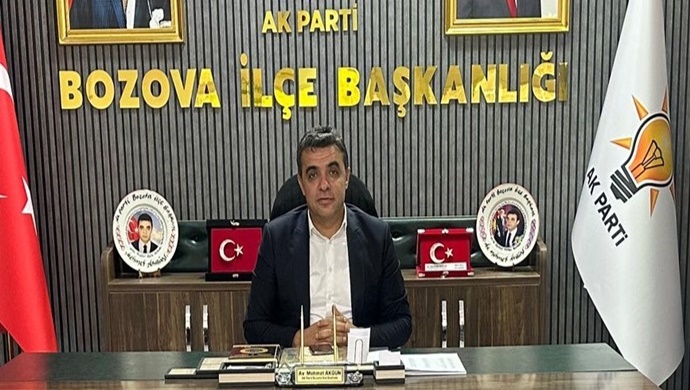 AK PARTİ BOZOVA İLÇE BAŞKANI AVUKAT MEHMET AKGÜN `DEN 24 KASIM ÖĞRETMENLER GÜNÜ MESAJI