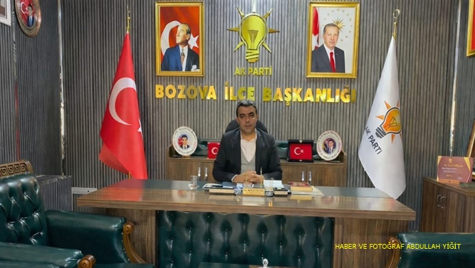 AK PARTİ BOZOVA İLÇE BAŞKANI AVUKAT MEHMET AKGÜN `DEN MİRAÇ KANDİLİ MESAJI