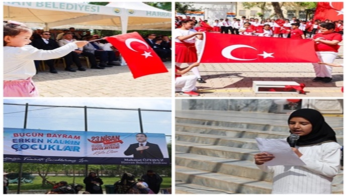 HARRAN’DA 23 NİSAN COŞKUYLA KUTLANDI
