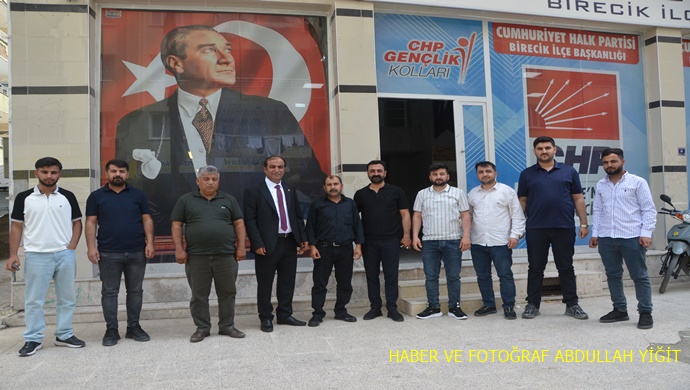 CHP BİRECİK İLÇE BAŞKANI HASAN KURT BAŞKANLIĞINDA BAYRAMLAŞMA PROGRAMI YAPILDI