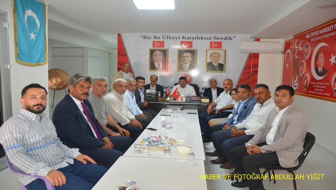 MHP BİRECİK İLÇE BAŞKANI ÖMER GÜNEŞ BAŞKANLIĞINDA BAYRAMLAŞMA PROGRAMI YAPILDI