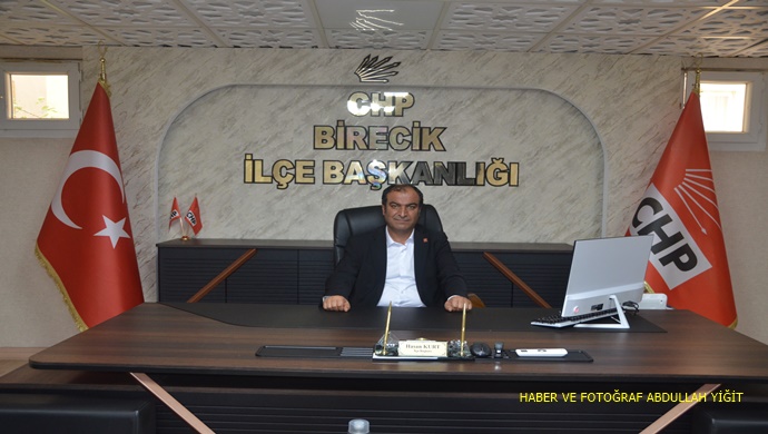CHP BİRECİK İLÇE BAŞKANI HASAN KURT `TAN BABALAR GÜNÜ MESAJI
