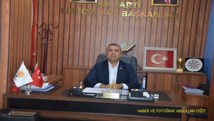 AK PARTİ BİRECİK İLÇE BAŞKANI EROL ERGİN AÇILAN `DAN 11 TEMMUZ BİRECİK `İN KURTULUŞU MESAJI